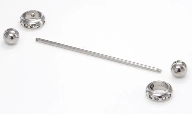 Vibrators Painful Pleasures 14g 114 Orbital Industrial Barbell Price Per 1