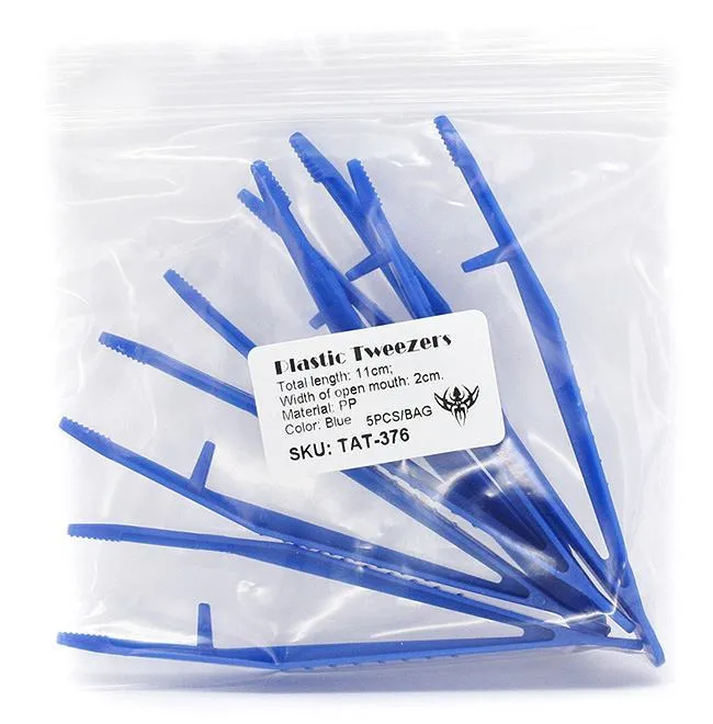 Vibrators Precision Medical Blue Plastic Tweezers