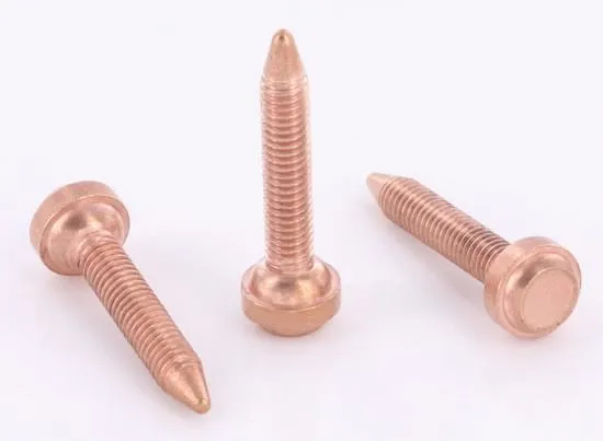 Vibrators Precision Short Copper Contact Screw M4 Metric Version 3
