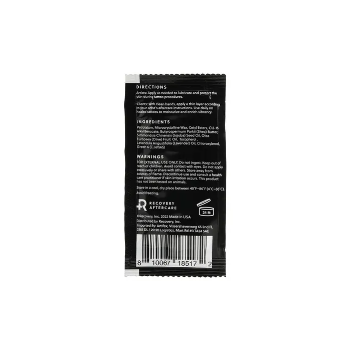 Vibrators Recovery Free Gift Recovery Tattoo Glide 5g Pouch