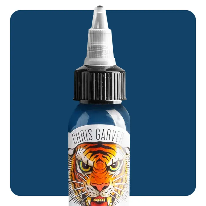 Vibrators Solid Ink Chris Garver Mikiri Blue Solid Ink 1oz Bottle