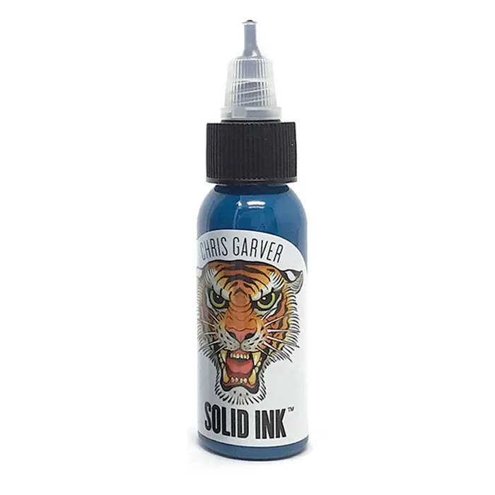Vibrators Solid Ink Chris Garver Mikiri Blue Solid Ink 1oz Bottle