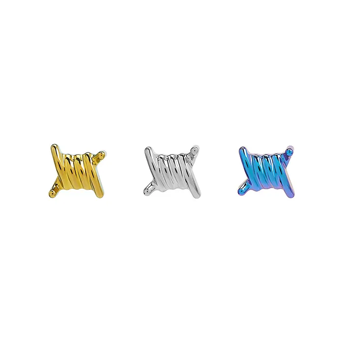 Vibrators Tilum Barbed Wire Titanium Threadless Top Price Per 1 Tilum