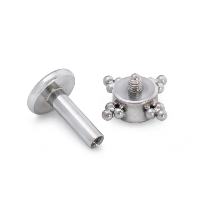 Vibrators Tilum Tilum 14g12g Internally Threaded Micron Bead Cluster Opal Titanium Top Price Per 1