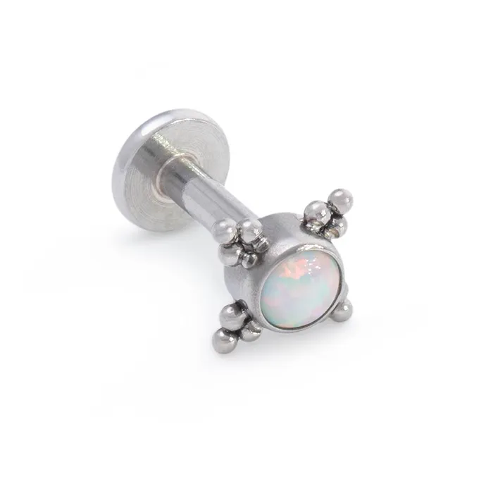 Vibrators Tilum Tilum 14g12g Internally Threaded Micron Bead Cluster Opal Titanium Top Price Per 1