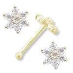 Vibrators Tilum Tilum 14kt Yellow Gold Flower CHRISTINA AQUILERA Nose Bone 20g Vibrators Tilum Tilum 14kt Yellow Gold Flower CHRISTINA AQUILERA Nose Bone 20g