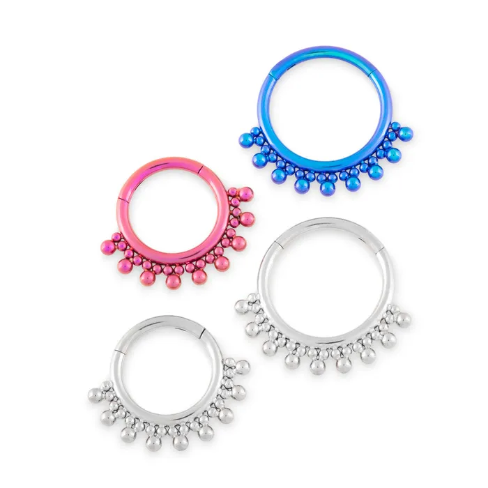 Vibrators Tilum Tilum 16g Simple Micro Bead Titanium Clicker Price Per 1