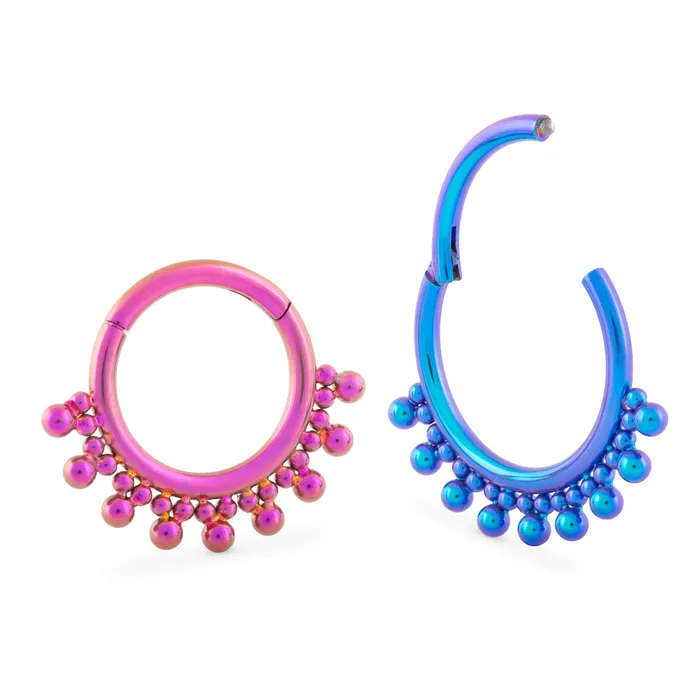 Vibrators Tilum Tilum 16g Simple Micro Bead Titanium Clicker Price Per 1