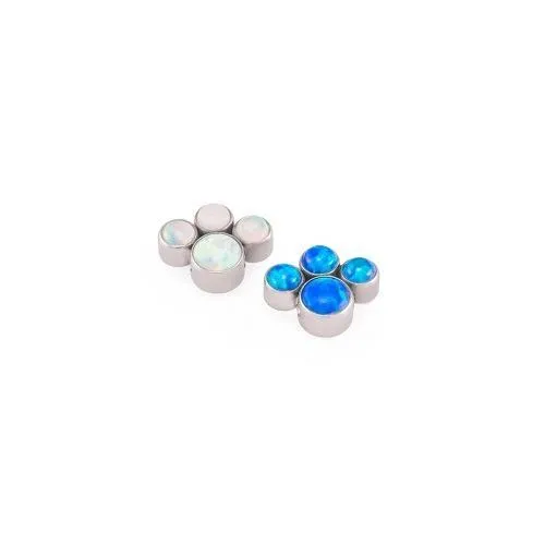 Vibrators Tilum Tilum Opal Paw Print Cluster Captive Bead Price Per 1