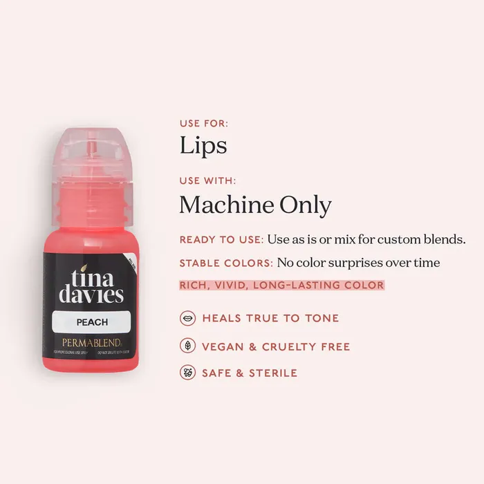 Vibrators Tina Davies Lip Peach Perma Blend