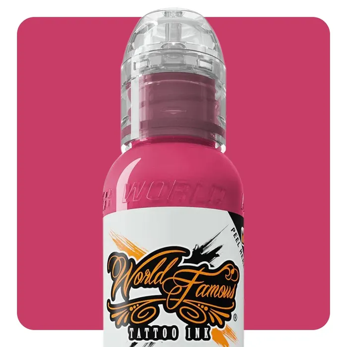Vibrators World Famous Paraguay Pink World Famous Tattoo Ink Pick Size