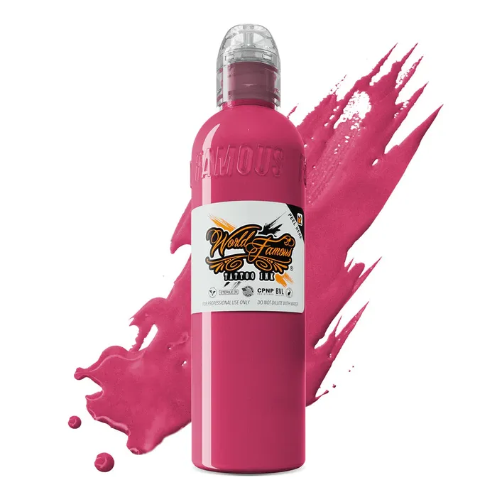 Vibrators World Famous Paraguay Pink World Famous Tattoo Ink Pick Size