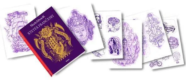Vibrators Xtetex Franceski Sketch Tattoo Book from Brazil MDZ Tattoo