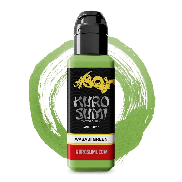 Wasabi Green Kuro Sumi Tattoo Ink Pick Size Kuro Sumi Male Sex Toys