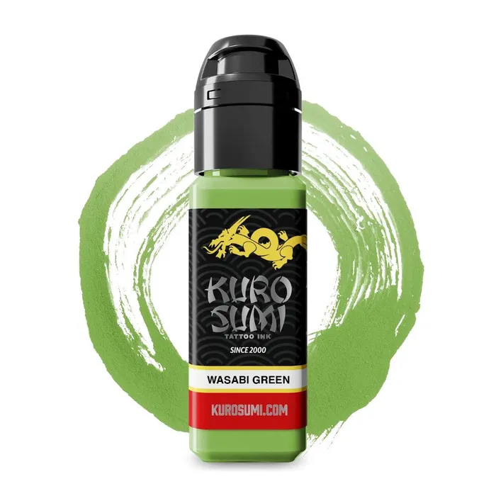 Wasabi Green Kuro Sumi Tattoo Ink Pick Size Kuro Sumi Male Sex Toys