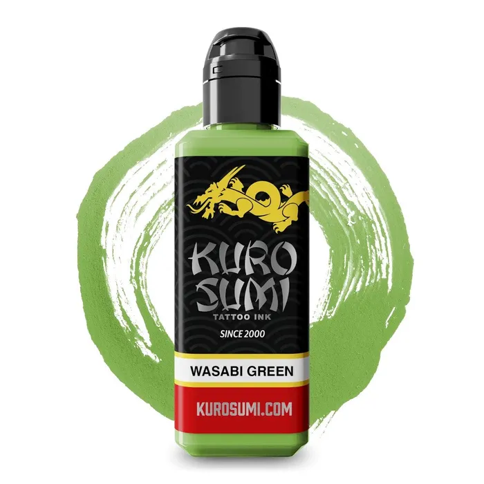 Wasabi Green Kuro Sumi Tattoo Ink Pick Size Kuro Sumi Male Sex Toys