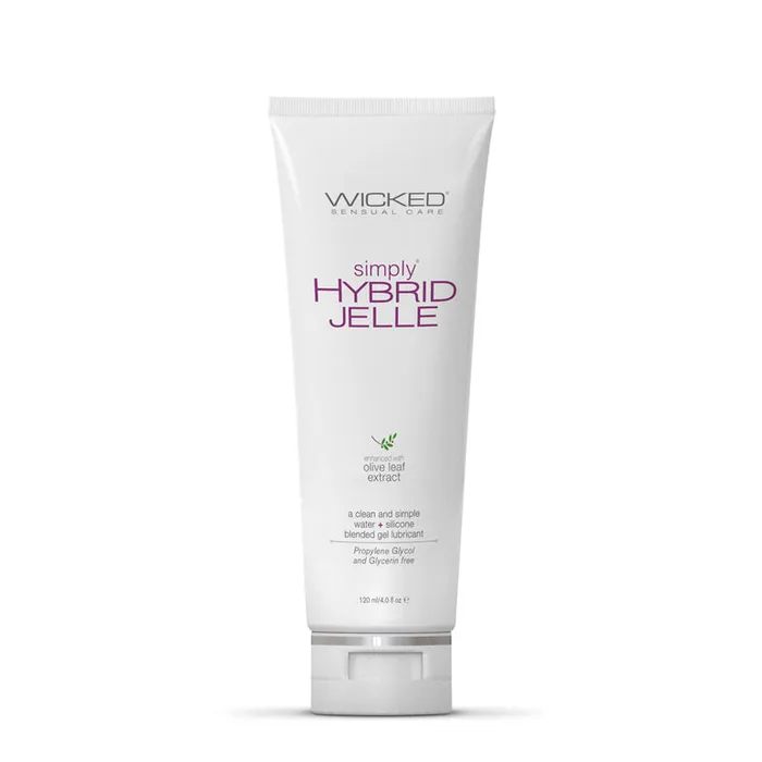 Wicked Lubes Lubricants Wicked Simply Hybrid Jelle Lubricant 4 oz