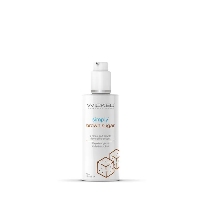 Wicked Simply Brown Sugar Flavored Water Based Lubricant 23 oz Wicked Lubes Lubricants Wicked Simply Brown Sugar Flavored Water Based Lubricant 23 oz Wicked Lubes Lubricants