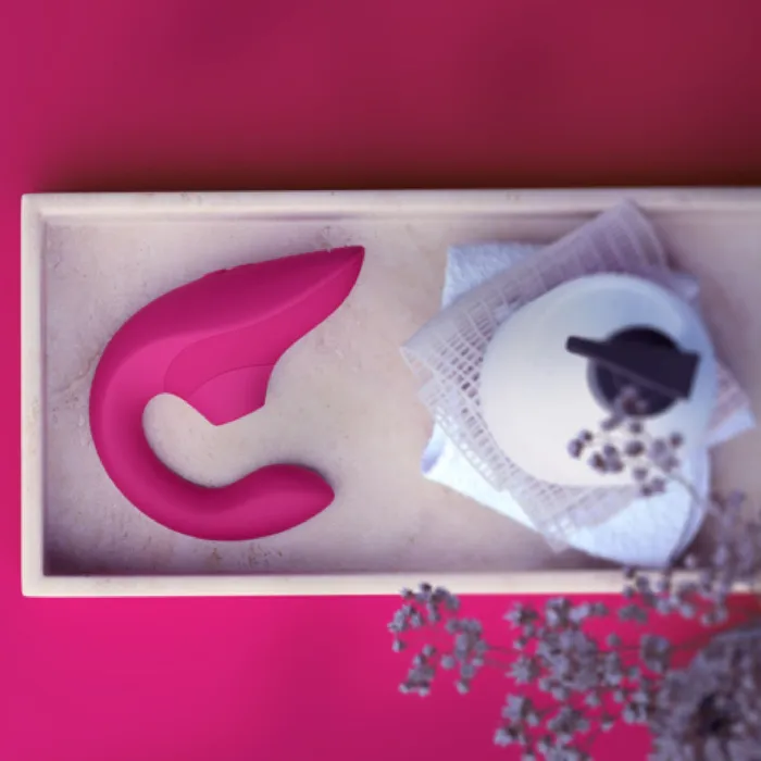 Womanizer Blend Pleasure Air Clitoral GSpot Rabbit Pink Womanizer Vibrators