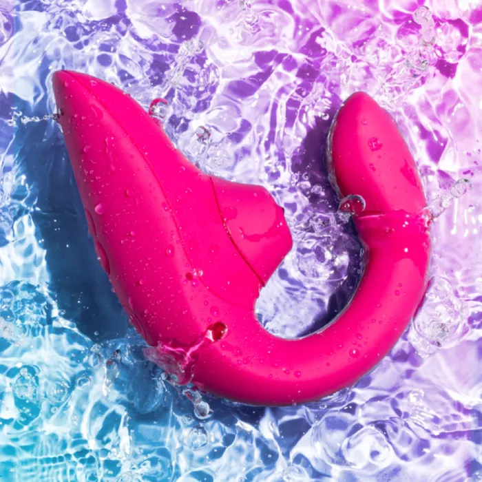 Womanizer Blend Pleasure Air Clitoral GSpot Rabbit Pink Womanizer Vibrators