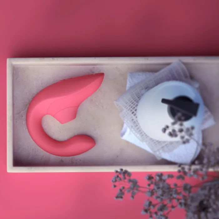 Womanizer Vibrators Womanizer Blend Pleasure Air Clitoral GSpot Rabbit Rose