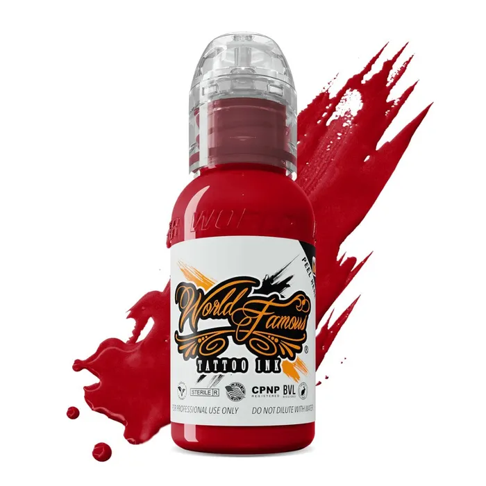 World Famous Vibrators Ilya Fom Poison Dart Red World Famous Tattoo Ink Pick Size