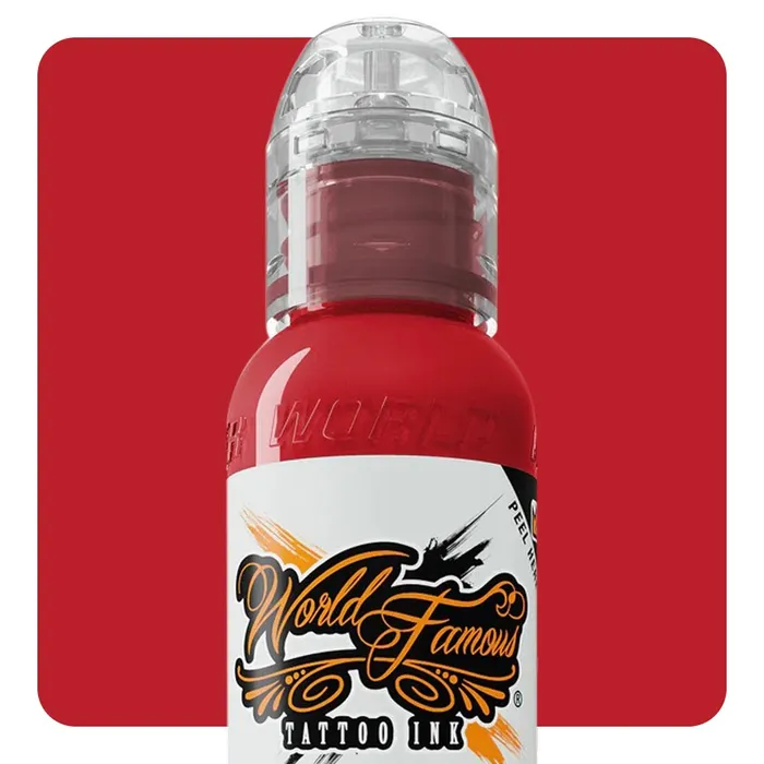 World Famous Vibrators OLEG USSR Red World Famous Tattoo Ink Pick Size