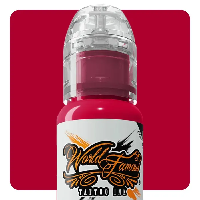 World Famous Vibrators Rose Red World Famous Tattoo Ink Pick Size