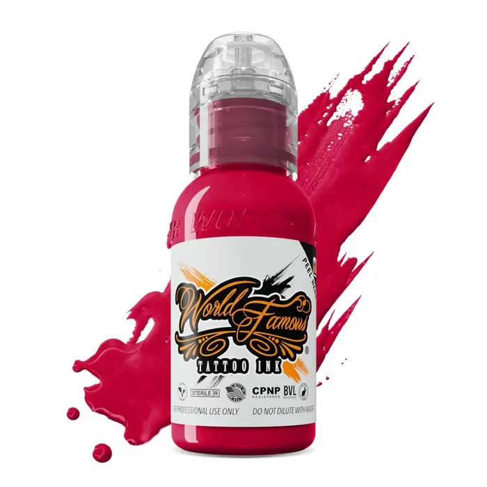 World Famous Vibrators Rose Red World Famous Tattoo Ink Pick Size World Famous Vibrators Rose Red World Famous Tattoo Ink Pick Size