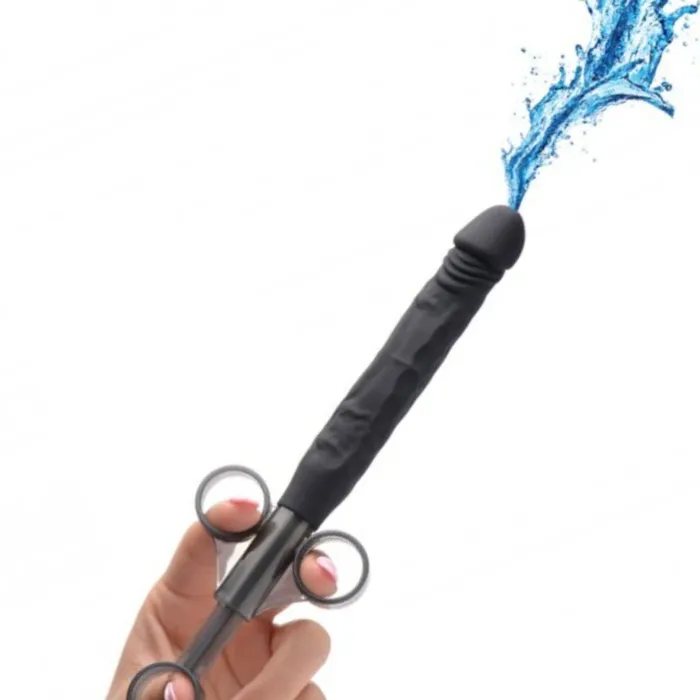 XR Brands Dildos Jizz Shooter Silicone Dildo Lubricant Launcher