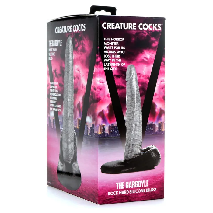 XR Brands The Gargoyle Rock Hard 9 Inch Silicone Fantasy Dildo Dildos