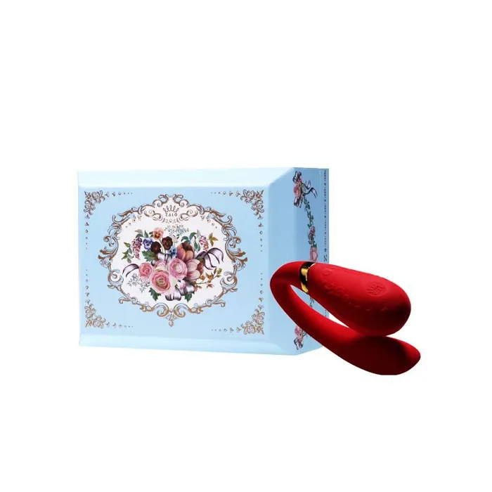 ZALO USA FanFan Couples Massager Bluetooth Bright Red ZALO USA Vibrators